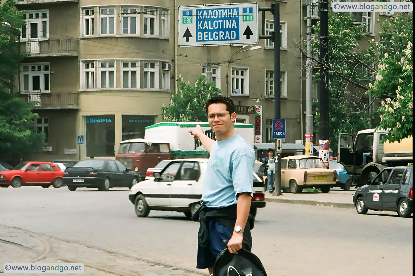 Sofia - Sign to Belgrade